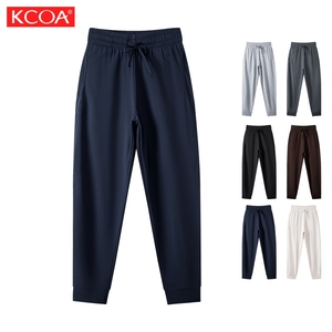 <span class=keywords><strong>Pantalon</strong></span> de jogging uni imprimé à taille <span class=keywords><strong>élastique</strong></span> décontracté de haute qualité pour hommes - Product Image 3