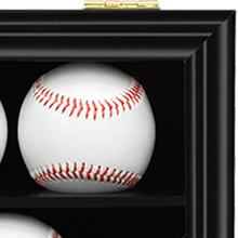Nouvelle Tendance 2026 : Vitrine de Présentation pour Balle de Baseball 8 Ball en Bois de Cerisier, Cadre Boîte à Ombre avec Support Mural - Product Image 4