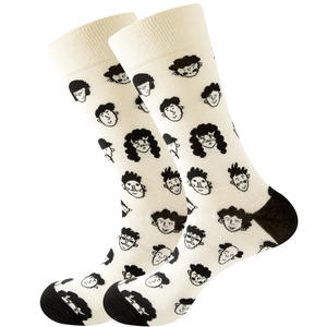 एंटी-बैक्टीरियल सांस लेने योग्य बुना पुरुषों के शरद ऋतु क्रू मोजे - Product Image 3