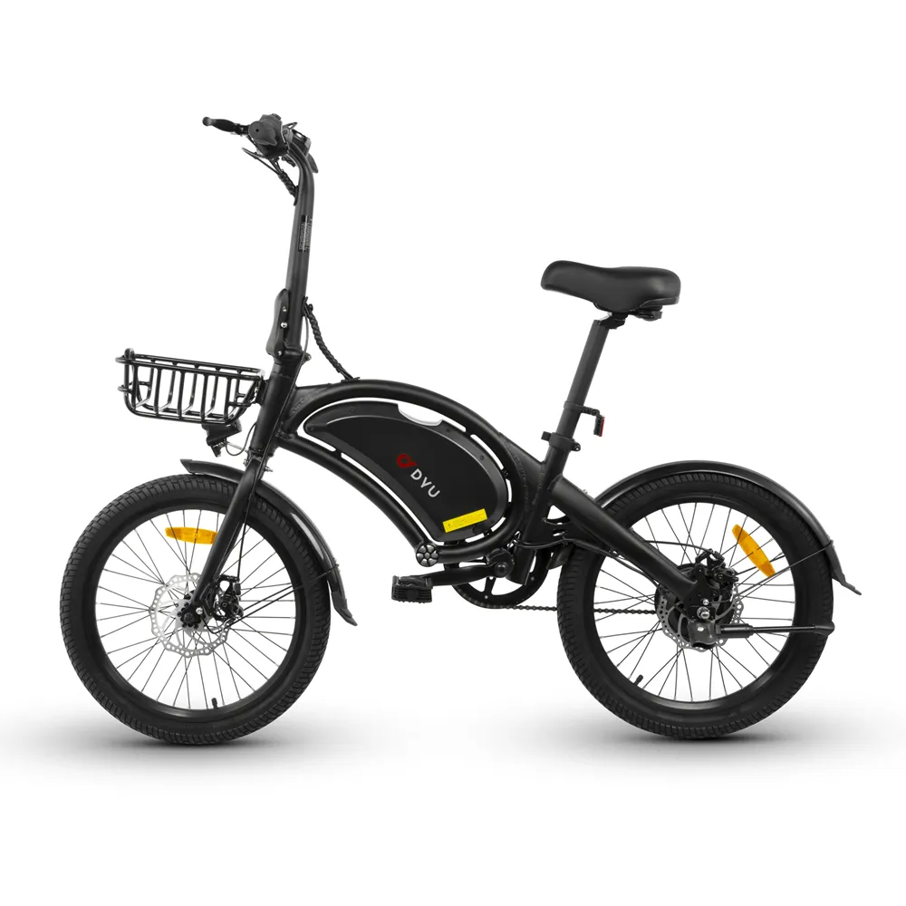 DYU รถจักรยานขนาด20นิ้ว D20,รถจักรยานไฟฟ้าแบบพับได้มี15ไมล์ต่อชั่วโมงจักรยานเด็ก