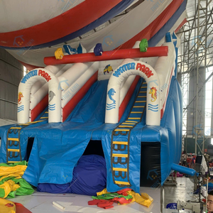 Tobogán Acuático Inflable de PVC de Fácil Instalación para Parques de Diversiones, Casa de Brinco de 5m x 6m, Aplicación de Juego de Vietnam - Product Image 3