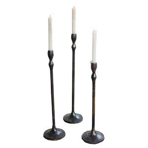 Handmade Metal <b>Candle</b> Stand New Design <b>Tapered</b> Holder Black Powder Coated for Home Decoration - Product Image 1