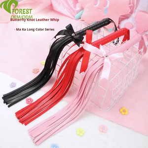 Látigo de Cuero PU con Diseño Trenzado, Látigo Sexual <span class=keywords><strong>BDSM</strong></span> para Bondage, Juguete de Restricción para Esclavos, Adecuado para el Fustigado de Glúteos en Parejas Femeninas - Product Image 1