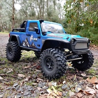2025 EMOX 1/8 Scale RC Rock Crawler Crawling Truck RTR 4WD Véhicule tout-terrain avec essieux portiques et feux LED CROSSRC EMO X Rhino