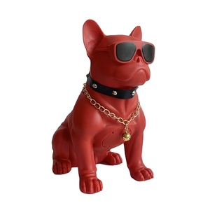 CH-M11Corneta Portatil Mini Bocinas Dễ Thương Động Vật Phim Hoạt Hình Con Chó Xách Tay Siêu Bass Giọng Nói Lớn Pháp Bull Dog Màu Xanh Tooh Loa - Product Image 1