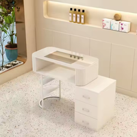 Table de Manucure Professionnelle Neuve en Marbre, Modèles Modernes pour Salons de Beauté