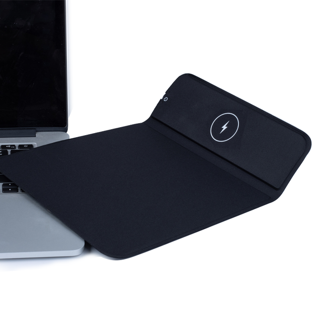 10W Fast Wireless Charging Mouse Pads Anti-slip Rubber Mousepad With Wireless Charger Pad Customized