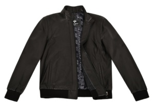 Blouson aviateur pour homme en cuir Nappa noir 100% véritable, style Top Gun, marque privée, OEM/ODM, vente en gros, usine, blouson pilote bomber - Product Image 4