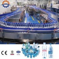 Ligne de production automatique de biberons et de bouteilles d'eau potable, machine de soufflage, de remplissage et de bouchage BFS avec stérilisateur de bouteilles