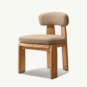 Ensemble de table et chaises de jardin en teck pour l'extérieur, ensemble de salle à manger en teck pour la terrasse, la cour, le parc, l'hôtel - Product Image 3