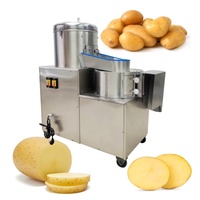 Machine électrique de découpe et de pelage de pommes de terre pour la production de chips et de bandes de chips