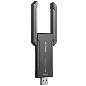 远程USB无线wlan/lan网络接口卡CF-972AX无线wifi适配器，适用于带外部天线的台式机/笔记本电脑