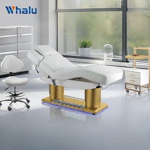 Table de massage <span class=keywords><strong>électrique</strong></span> de luxe à 4 moteurs pour soins esthétiques, table de spa multi-moteurs pour distributeurs mondiaux en gros - Product Image 2