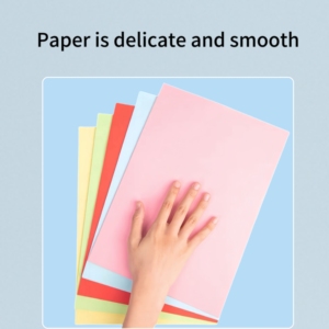 <span class=keywords><strong>Carta</strong></span> <span class=keywords><strong>adesiva</strong></span> colorata opaca stampabile A4 scritta taccuino 100 fogli all'ingrosso copertina colorata fai da te adesivi personalizzati - Product Image 3