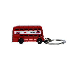 Souvenir touristique britannique, boîte <span class=keywords><strong>aux</strong></span> <span class=keywords><strong>lettres</strong></span> rouge, cabine téléphonique, porte-clés bus à deux étages, porte-clés - Product Image 3