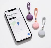 Étiquette intelligente Google Find My Device Android Air Tag Tracker Global Position Locator Finder Key Wallet Card Bag Android Find My Tag