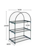 Mini Serre-Serre Portable avec Roues Verrouillables et Housse en PVC pour Intérieur ou Extérieur-Maison Verte de 27x19x63 Pouces