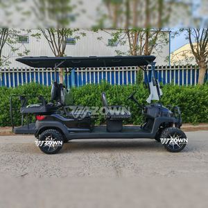 Carrito de Golf Eléctrico 2026 de Último Diseño con Tracción en las 4 Ruedas, Toldo y Cinturón de Seguridad, Certificado CE - Product Image 4