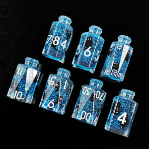 Hội Đồng Quản trị trò chơi Nhựa Màu Xanh Potion chai Xúc xắc RPG cthulhu Hội Đồng Quản trị trò chơi xúc xắc DND nhựa trong suốt mèo xúc xắc - Product Image 4