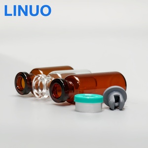 หลอดแก้วใส LINUO ขนาด 3 มล. พร้อมฝาปิดแบบพลิกออก สำหรับบรรจุยาเปปไทด์แบบไลโอฟิไลซ์ ขวดแก้วเปล่าสำหรับเก็บยาฉีด - Product Image 1