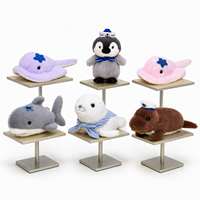 Peluches d'animaux marins en gros, jouets en peluche représentant des animaux de la mer, poupées en peluche représentant des animaux de la vie océanique, requin, dauphin, baleine, phoque, jouet en peluche, cadeau pour enfants