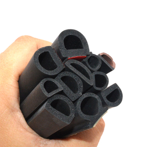 D-hình tự dính EPDM con dấu cao su Dải cửa khung/cửa sổ thời tiết Tước tùy chỉnh cắt chế biến - Product Image 4