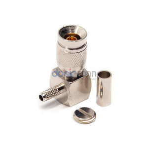 Sudut kanan DIN 1.0-<span class=keywords><strong>2</strong></span>.3 50 75 Ohm laki-laki 1.0/<span class=keywords><strong>2</strong></span>.3 1.0 <span class=keywords><strong>2</strong></span>.3 konektor koaksial untuk perakitan kabel komunikasi dengan tutup debu - Product Image 3