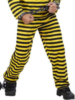 Costume de cosplay XJ Halloween Cow Prison TV Movie pour adulte unisexe en polyester fin, décontracté et confortable, avec haut rayé à col.