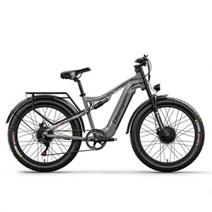 Bicicleta eléctrica <span class=keywords><strong>DualMotor</strong></span> de 2000W con neumático grueso de 26*3,0 pulgadas 48V 17.5ah batería de litio integrada 2000W para todo terreno - Product Image 4