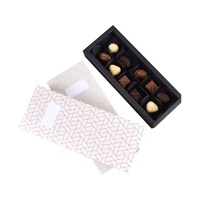 Dates de luxe en papier personnalisé emballage cadeau B chocolat Date boîte en plastique insérer chocolat boîte papier chocolat boîte cadeau