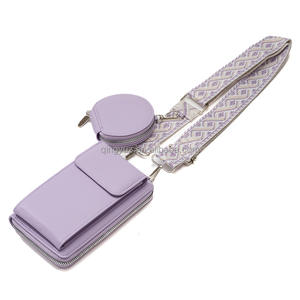 ¡Novedad de 2025! Bolso bandolera de cuero PU para teléfono, correa para teléfono móvil con monedero - Product Image 1