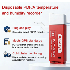Enregistreur de données de température à usage unique Modèle D25/D50/D99 USB Créez <span class=keywords><strong>des</strong></span> fichiers <span class=keywords><strong>PDF</strong></span> sans aucune application supplémentaire requise - Product Image 2