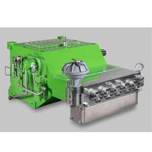 Pompe haute pression Kamat K100000-5G en fonte et acier inoxydable, connexion hydraulique à bride, pour peinture et antirouille à déplacement positif - Product Image 1