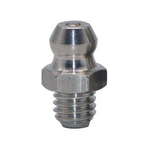 ZM M6x1 Metric <strong>Thread</strong> Straight Stainless Steel Grease <strong>Nipple</strong> 6MM Stainless Zerk Grease Fitting DIN71412 - Product Image 3