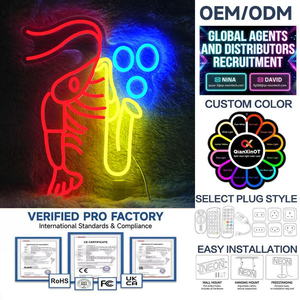 Enseigne néon LED en acrylique avec lettrage personnalisé pour la décoration de la cave des hommes, améliorant l'atmosphère des espaces et les rendant plus accueillants - Product Image 1