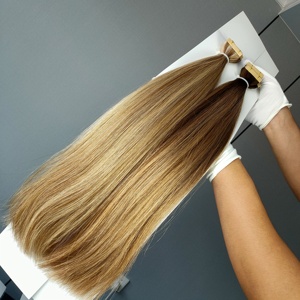 Extensiones de Cabello Humano Remy 100% de Dragonbeauty Factory, de 10 a 30 Pulgadas, de Alta Calidad, Rusas, con Cinta Adhesiva, Lisas, Naturales, Ombre, Balayage - Product Image 2