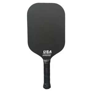 Pickle ball Paddles 2023 hot Edge weniger Toray Raw Carbon T700 Faser Pickle Ball Paddel mit Rillen Textur Beach Tennis Schläger