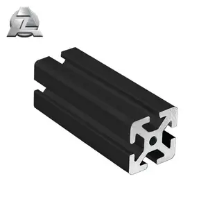 Anodized black 4040 double aluminum alloy extrusion 40x40 profile t slot