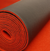 Roter Hochzeits-Event-Teppich 6mm Dicke 2m x 20m Hochwertiger roter Teppich mit PVC-Gummi basis Lebensdauer von 2 Jahren Teppichen