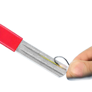 Diamond Sharpening Stone 400 800 Grit Dual Single Groove Fishing Hook <b>Sharpener</b> Portable Ceramic Mini <b>Tool</b> for Freshwater - Product Image 5
