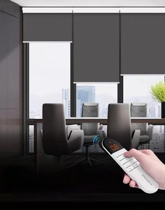 Bán hàng nóng thông minh Màn vải điện con lăn rèm cửa sổ màu cơ giới con lăn rèm cửa - Product Image 4