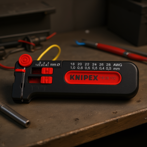 Dénudeur de fils Knipex 18-28 AWG 1,0-0,3 mm, outil de précision pour câblage électrique - Product Image 2