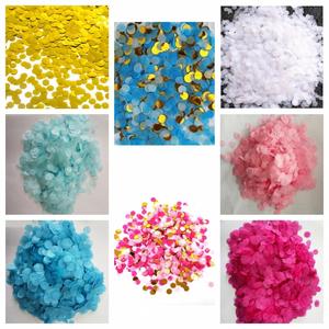 กระดาษขนาดเล็กรูปทรงกลมสีทองชมพู1ซม. สำหรับตกแต่งงานแต่งงาน - Product Image 4