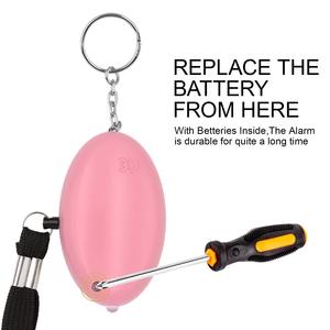 An toàn âm thanh khẩn cấp báo động cá nhân an ninh thiết bị điện tử khẩn cấp tự vệ Keychain báo động cho phụ nữ trẻ em và người lớn tuổi - Product Image 4