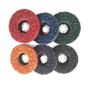 แผ่นขัดทำความสะอาดและลอกสี ขนาด 115 มม. 125 มม. 150 มม. แผ่นขัดหยาบพิเศษสำหรับโลหะ - Product Image 4