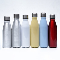 En stock – Nouveauté : Gourde de sport en aluminium 500 ml, légère, pour le cyclisme et les voyages – Vente en gros