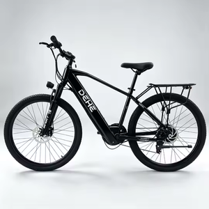 Vélo de montagne électrique 26 pouces 48V 10.5AH avec moteur arrière dissimulé sans balais 250W, vélo de ville, 7 vitesses, cadre en acier haute teneur en carbone - Product Image 4