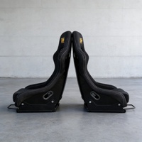 Siège de simulateur VR GZYLC OMP Racing, modification avec éponge et matériaux composites, siège baquet sport tout-terrain compatible BRIDE