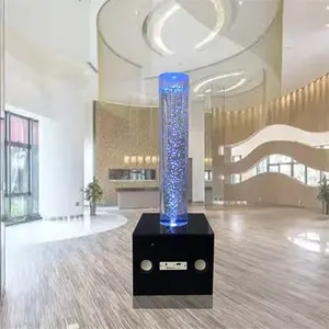Lampu Led Mini Pilar Dekoratif, Tabung Lampu Gelembung Air Kustom untuk Rumah