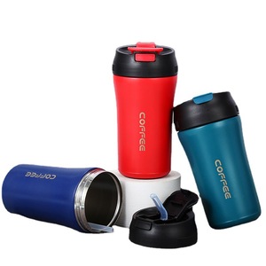 Tasses à café en métal, <span class=keywords><strong>tasse</strong></span> à café personnalisée 18oz classique Double paroi <span class=keywords><strong>tasse</strong></span> de voyage métal acier inoxydable isolé gobelet à café pour enfants - Product Image 6